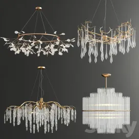 Four exclusive chandelier collection